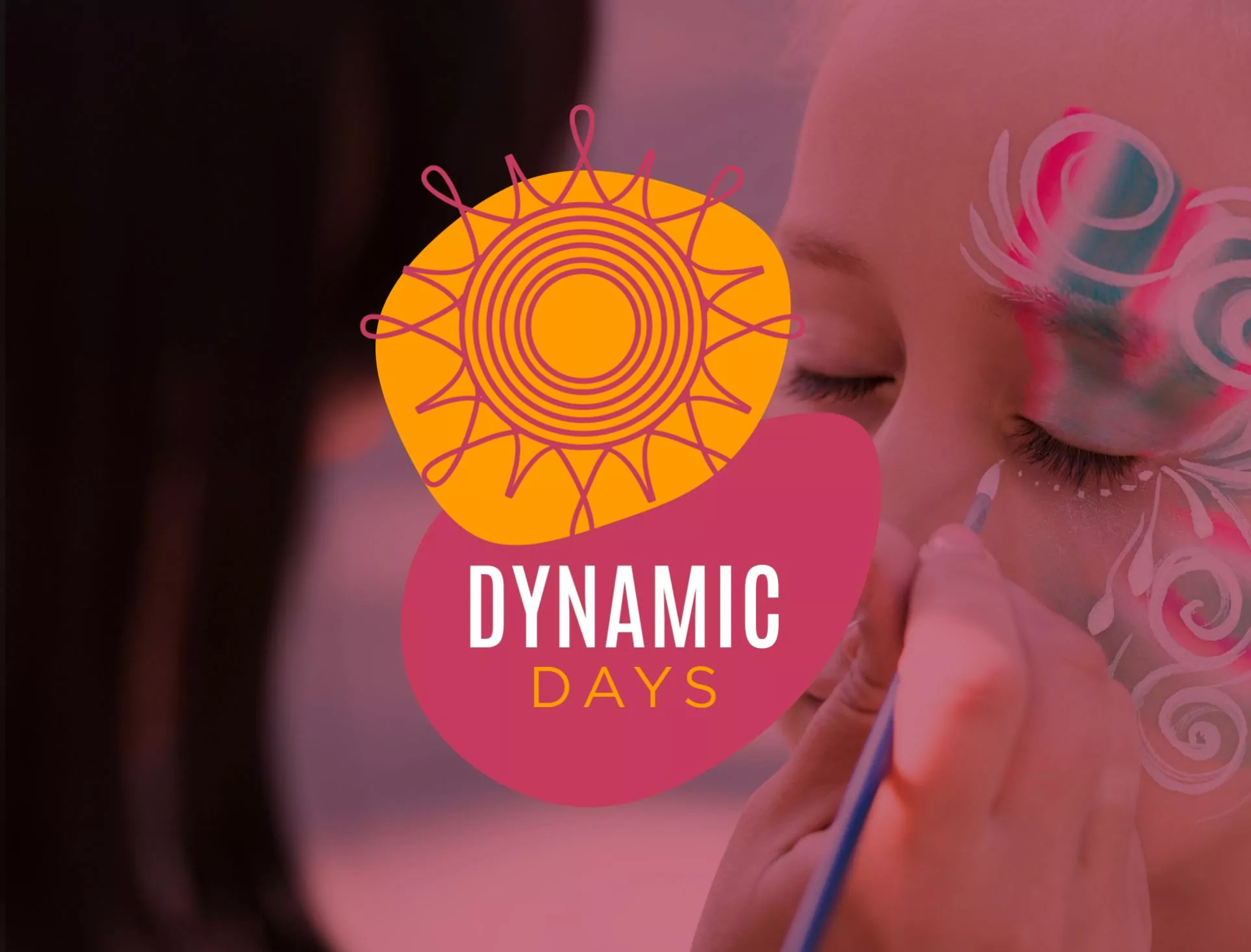 Child having face paint applied during Dynamic Days at Meadow Bay Villages’ Billing Aquadrome, part of fun family activities and entertainment