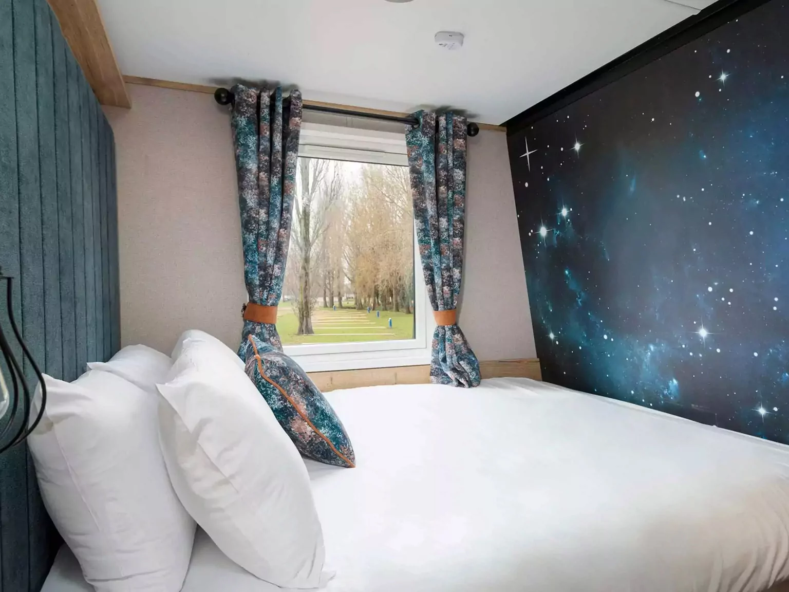 Accommodation Galaxy Themed Bedroom at Billing Aquadrome