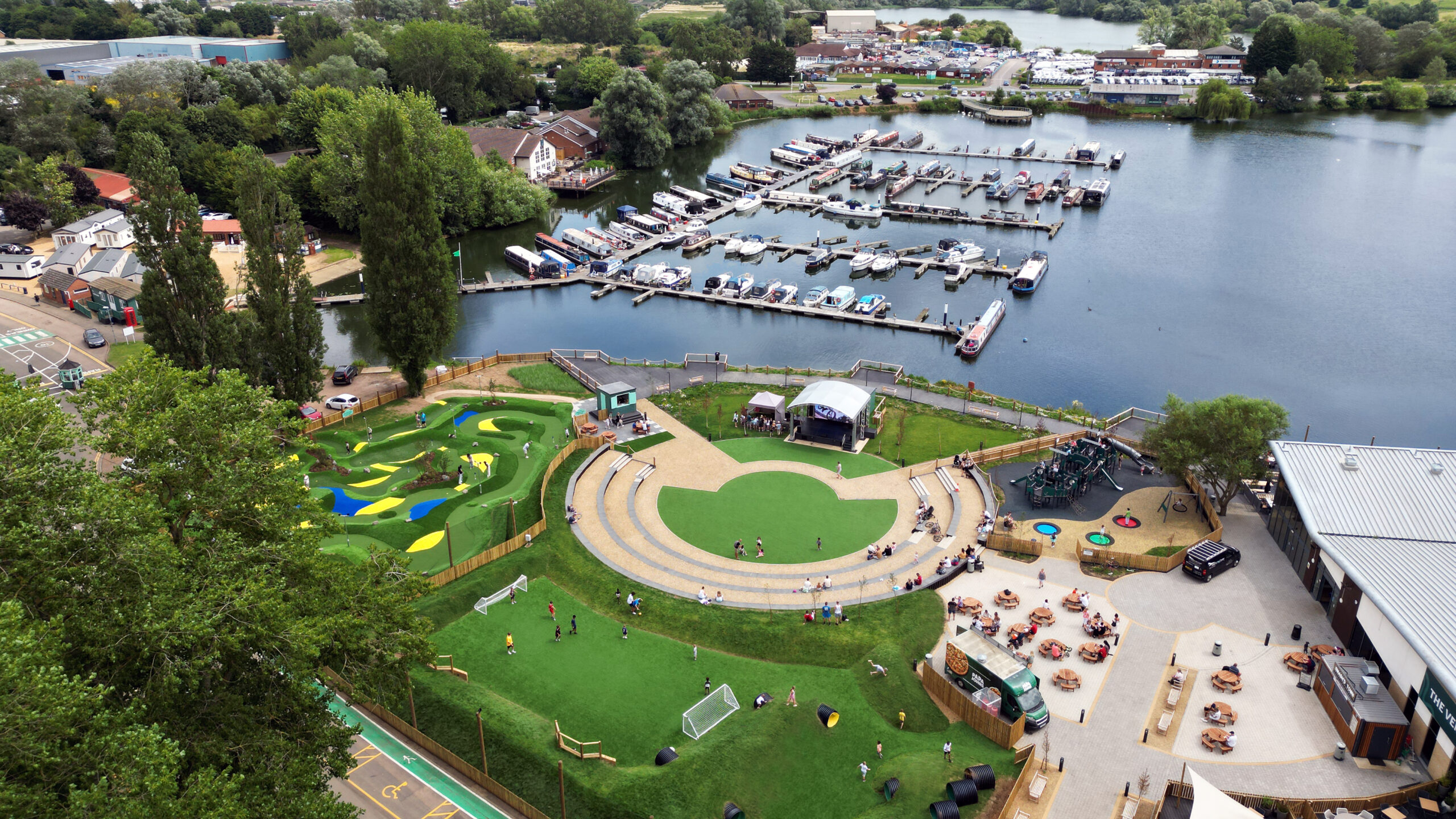 Billing Aquadrome Ariel View
