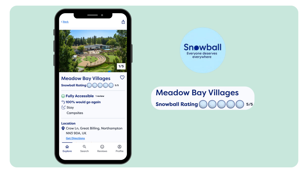  5 Star Rating on the Snowball Community App