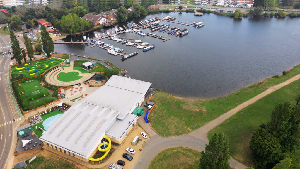 The Lake and Venue at Billing Aquadrome
