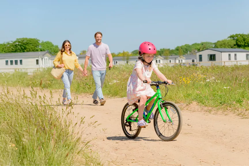 Activities Child Cycling Park Path at Billing Aquadrome