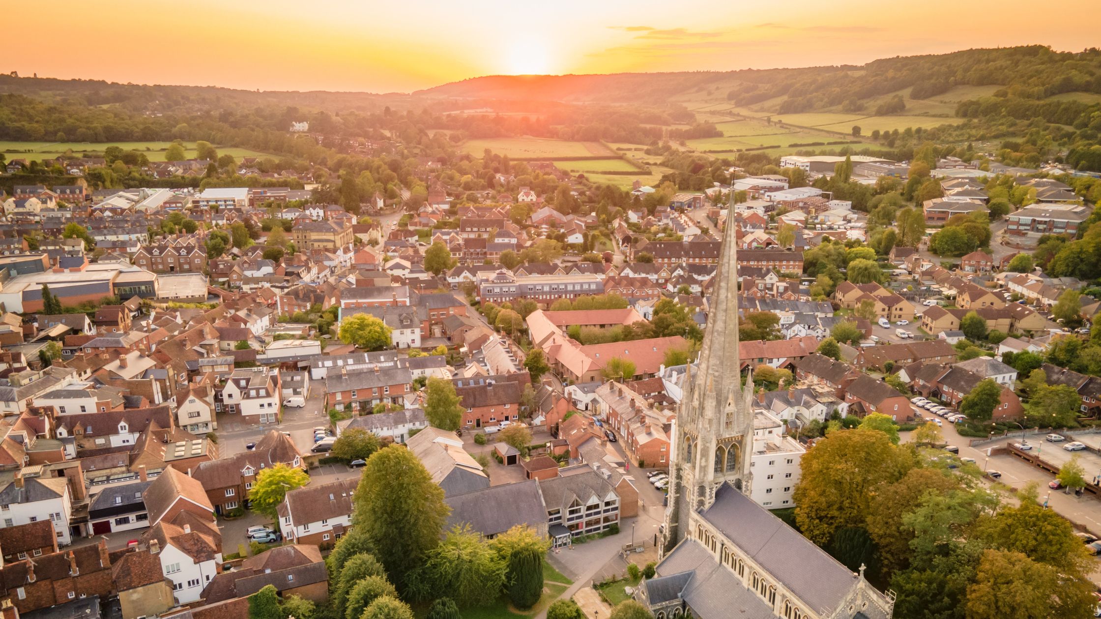 Dorking in Surrey