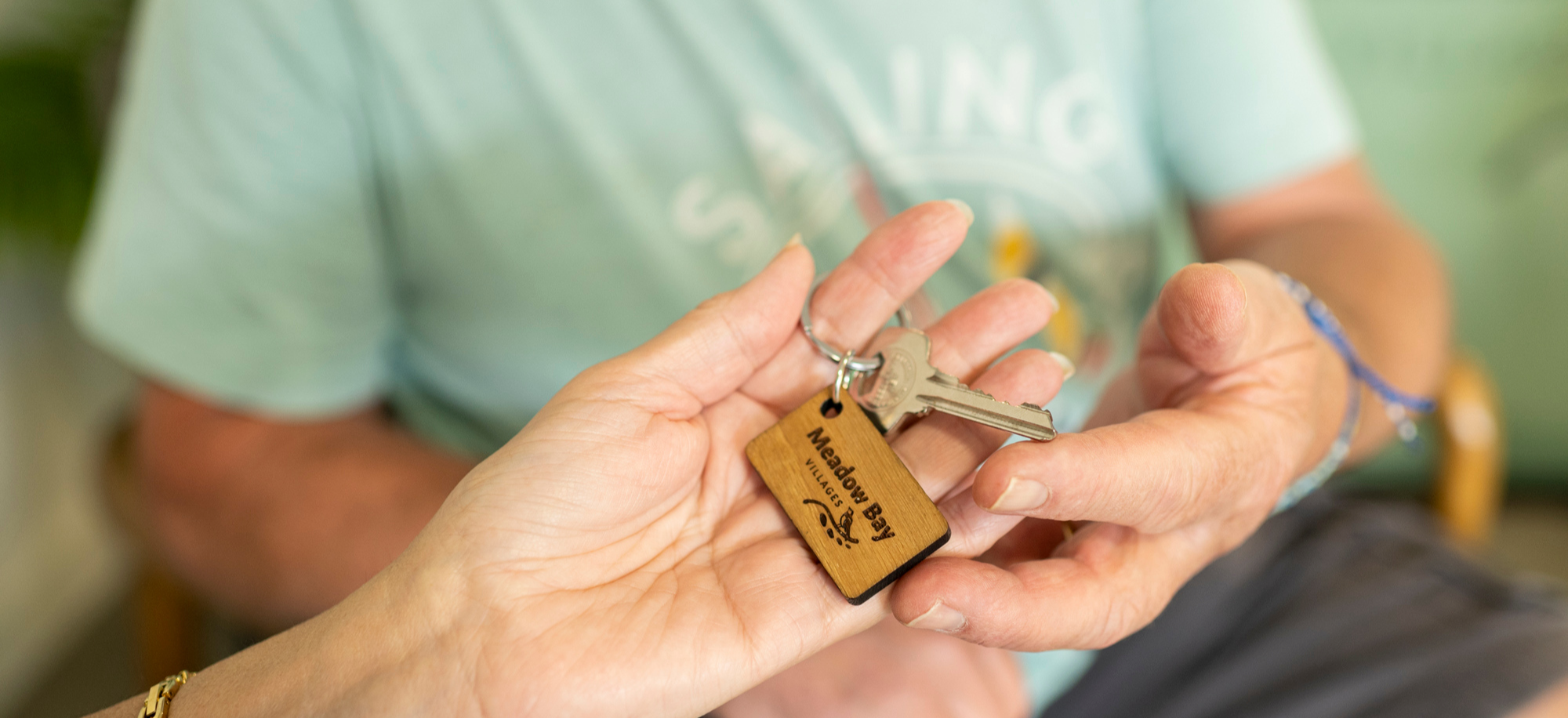 Buy a static caravan key handover image