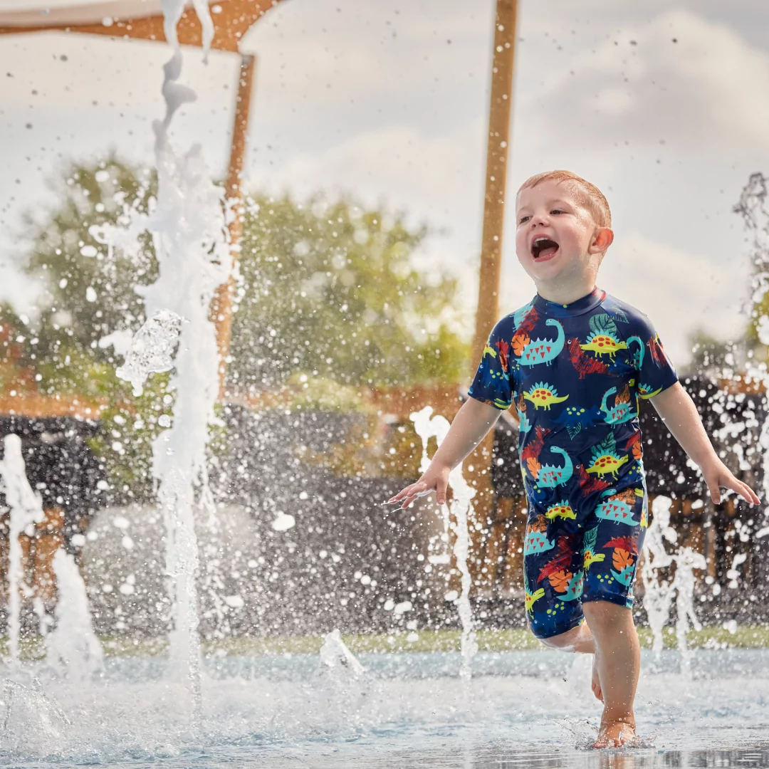 Splash park at Billing Aquadrome as an alternative to center parcs